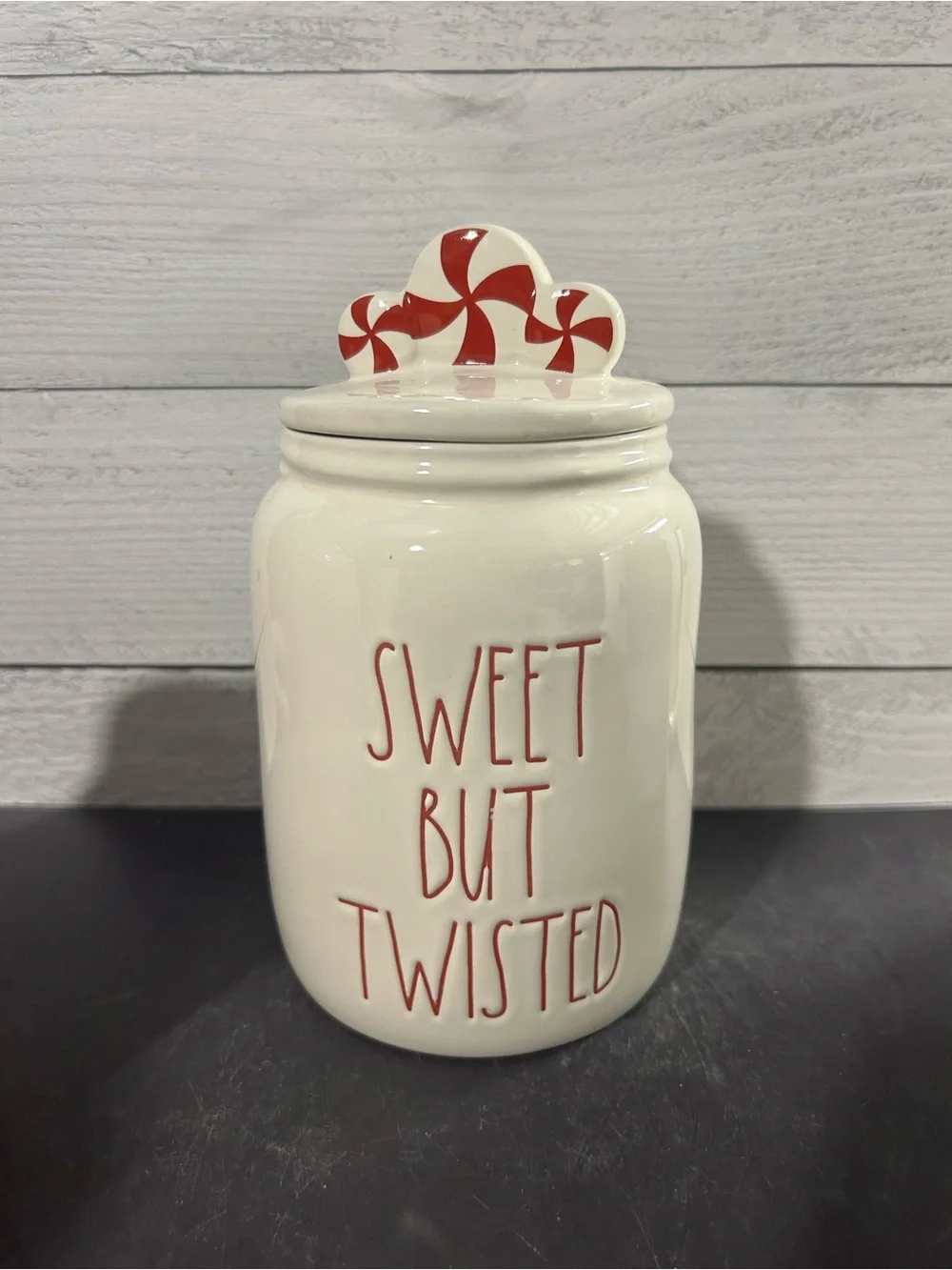 Rae Dunn Sweet But Twisted Canister